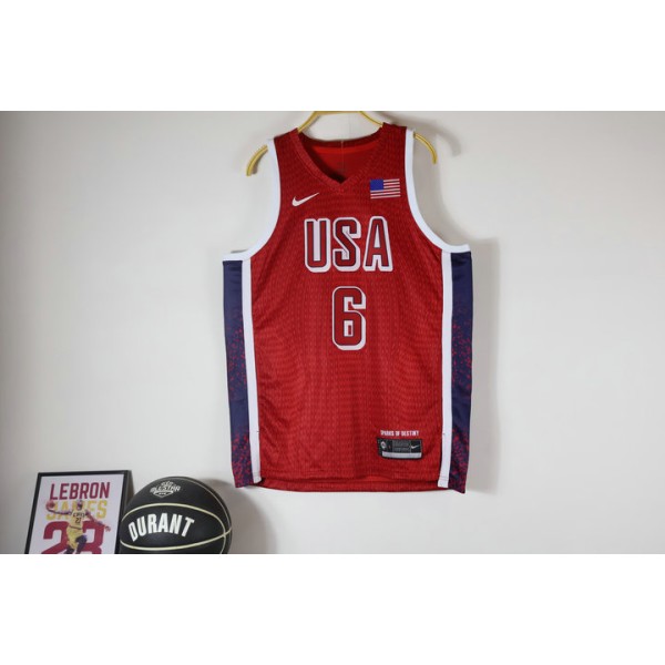 6 James 2024 USA Team Trikot Rot