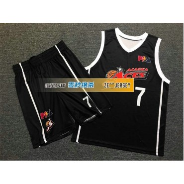 7 Abarrientos Philippine ACE Schwarz Basketball Trikot