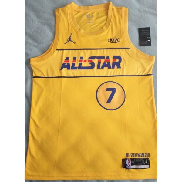 7 Brown 2021 All star game Trikot Gelb