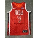 7 Durant 2024 USA Team Trikot Rot