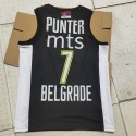 7 Punter Partizan Belgrade 2023-24 Basketball Trikot Schwarz