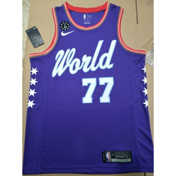 77 Doncic 2020 Rising star World Team Trikot