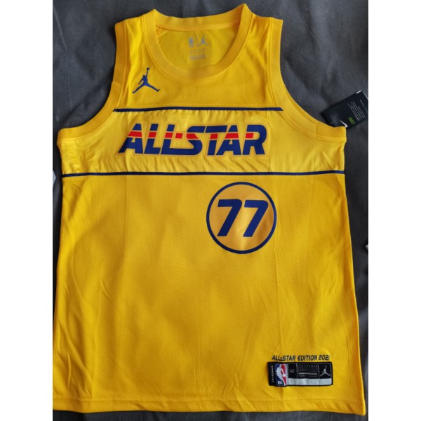 77 Doncic 2021 All star game Trikot Gelb