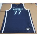 77 Doncic 2024 Slovenia away Trikot Marineblau