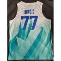 77 Doncic Tokyo Olympique Slovenia Trikot Weiß