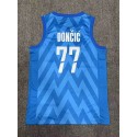 77 Doncic slovenija 2023-24 Trikot Blau