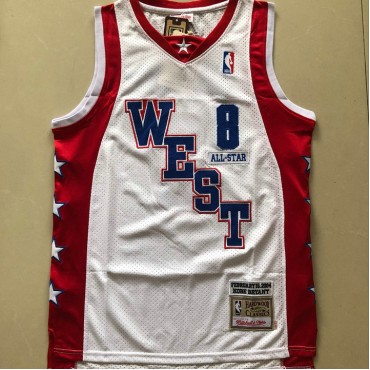 8 Kobe 2004 All star game Authentic Trikot Weiß