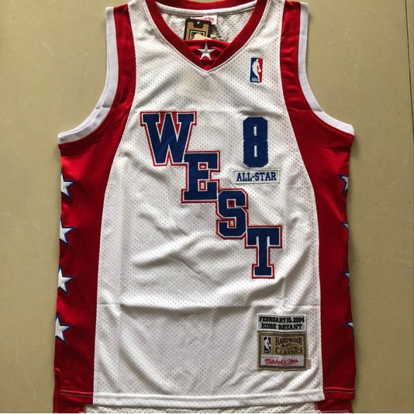 8 Kobe 2004 All star game Authentic Trikot Weiß