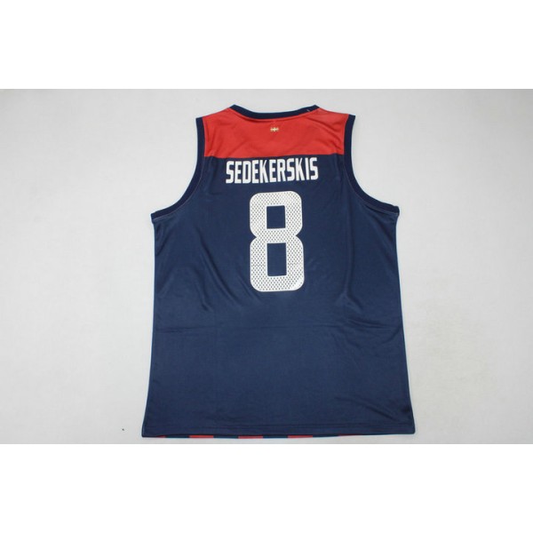 8 SEDEKERSKIS Saski Baskonia 22-23 Home Basketball Trikot