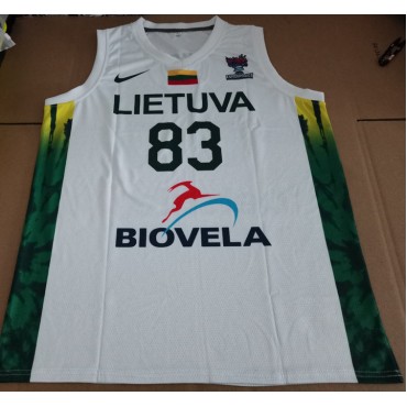 83 Mikolc 2023 LIETUVA Team Trikot Weiß