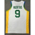 9 Huertas 2024 Olympics Brasilien Team Basketball Trikot Weiß