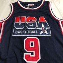 9 Jordan USA 1992 authentic Trikot Marineblau