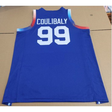 99 Coulibaly France Olympics Limited Road Trikot Blau