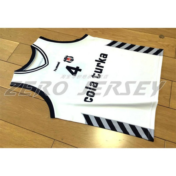 Allen Iverson 4 Besiktas Cola Turka Weiß Trikot College Basketball