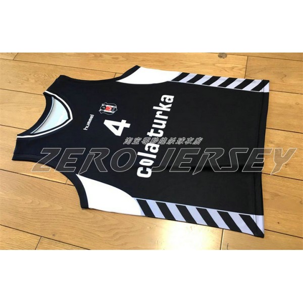 Allen Iverson 4 Besiktas Cola Turka Schwarz Trikot College Basketball