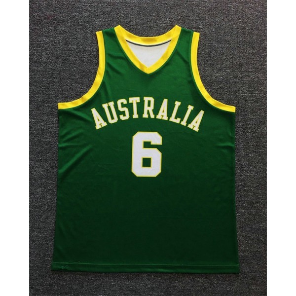 Andrew Bogut Australien Boomers Basketball Trikot Grün