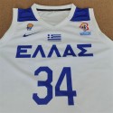 Antetokounmpo G. 34  Weiß Griechenland 2023 Fiba Eurobasket Trikot