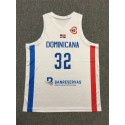 Anthony Towns 32 Dominicana 2023 World Cup Basketball Trikot Weiß