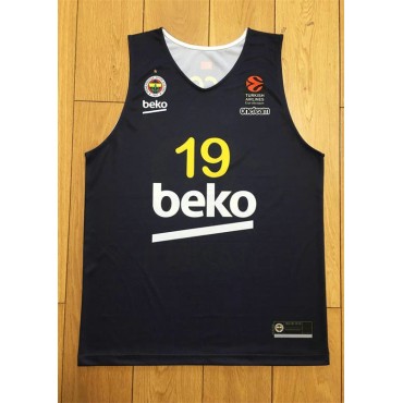 Beko Nando de Colo 19 Fenerbahce Basketball Trikot Schwarz