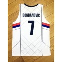 Bogdan Bogdanovic 7 Serbien Srbija Basketball Trikot Weiß