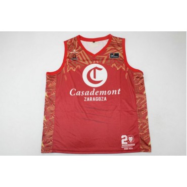 Casademont Zaragoza 2022-23 Rot Basketball Trikot