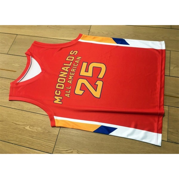 Derrick Rose 25 McDonald's All American 2007 Basketball Trikot