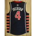 Iverson 4 USA Dream Basketball Team 2004 Trikot Blau