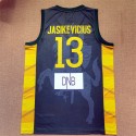 Jasikevicius 13 Team Lietuva 2024 Basketball Trikot Blau