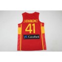 Juancho Hernangomez 41 Spanien 2022 FIBA EuroBasket Final Away Rot Trikot