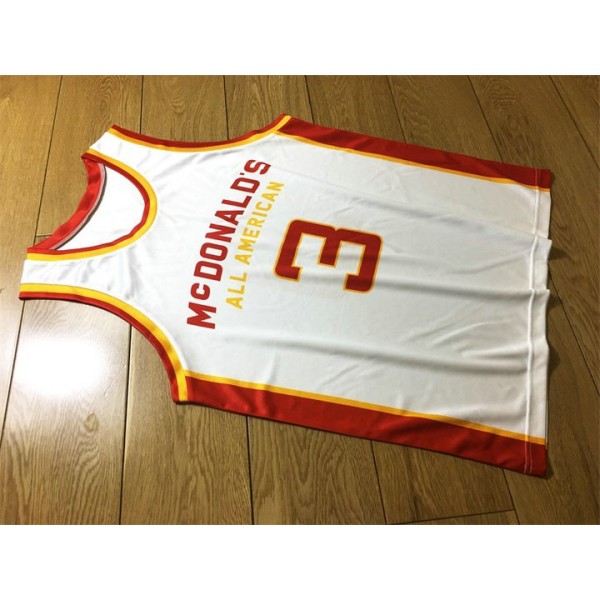 Kevin Durant 3 McDonalds All-American Basketball Trikot Weiß