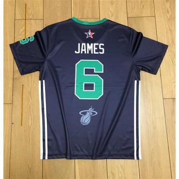 LeBron James 2014 NBA All-Star Dunkelgrau Kurzarmtrikot