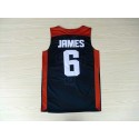 LeBron James 6 2012 Olympics Team USA Basketball Trikot Blau Nike Herren