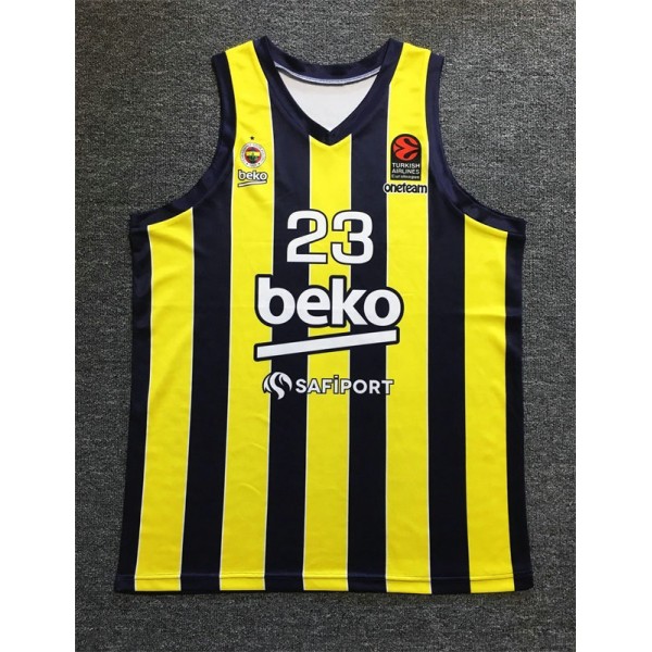 Marko Guduric 23 Fenerbahce Basketball Trikot Gelb