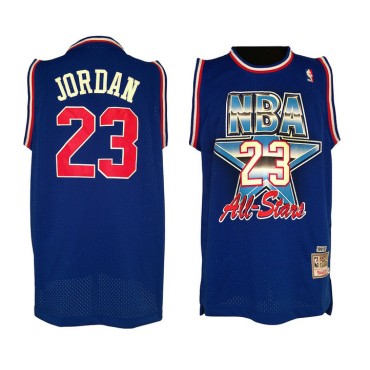 Michael Jordan 1992 Year all star game Trikot Blau