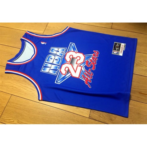 Michael Jordan 1993 NBA All Star East Swingman Trikot Blau