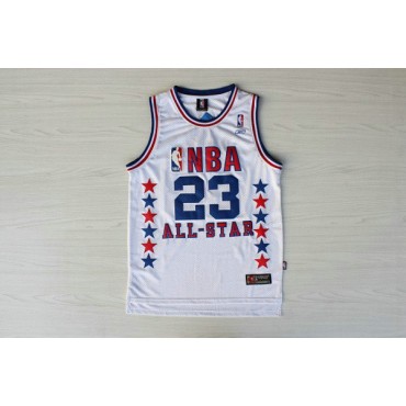 Michael Jordan 2003 All Star Game Trikot Weiß