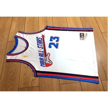 Michael Jordan 23 1997 NBA All Star Trikot Weiß