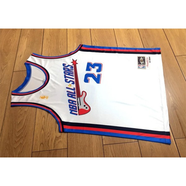 Michael Jordan 23 1997 NBA All Star Trikot Weiß