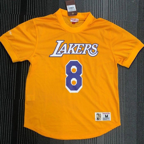 Mitchell Ness Kobe Bryant 8 Los Angeles Lakers HWC T-Shirt Gelb