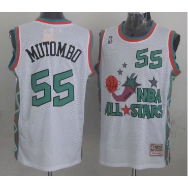 Mutombo 1996 all star game Trikot Weiß