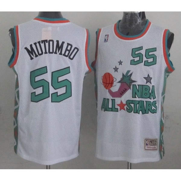 Mutombo 1996 all star game Trikot Weiß