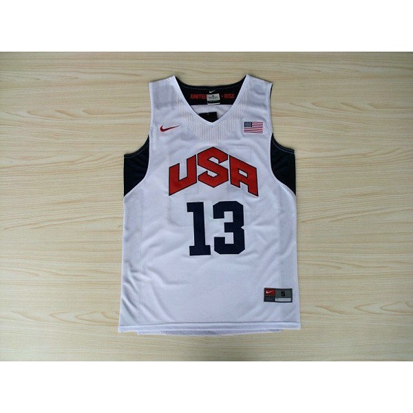 Nike 13 Paul 2012 Team USA Olympics Trikot Weiß