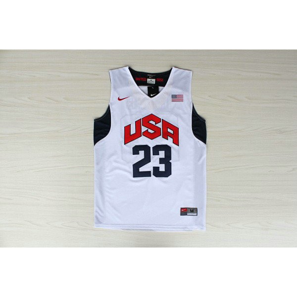 Nike 23 Irving 2012 Team USA Olympics Trikot Weiß