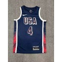 Nike Stephen Curry 4 Marineblau Herren USA Basketball 2024 Swingman Player Trikot