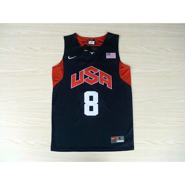 Nike Team 2012 USA Olympique Deron Williams 8 Basketball Team Trikot Blau