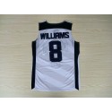 Nike Team 2012 USA Olympique Deron Williams 8 Basketball Team Trikot Weiß