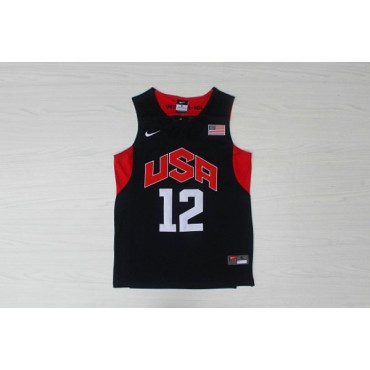 Nike Team USA Basketball 2012 London Olympics James Harden 12 Blau Trikot