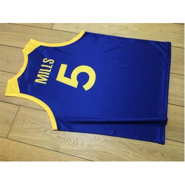 Patty Mills 5 Australien Basketball Trikot Printed Blau