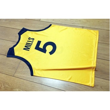 Patty Mills 5 Australien Basketball Trikot Printed Gelb