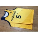 Patty Mills 5 Australien Basketball Trikot Printed Gelb